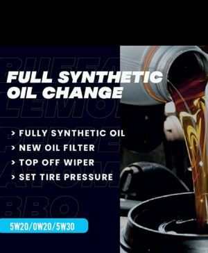 European Vehicle Full Synthetic Oil Change